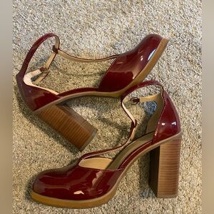 BC footwear Local t strap pump